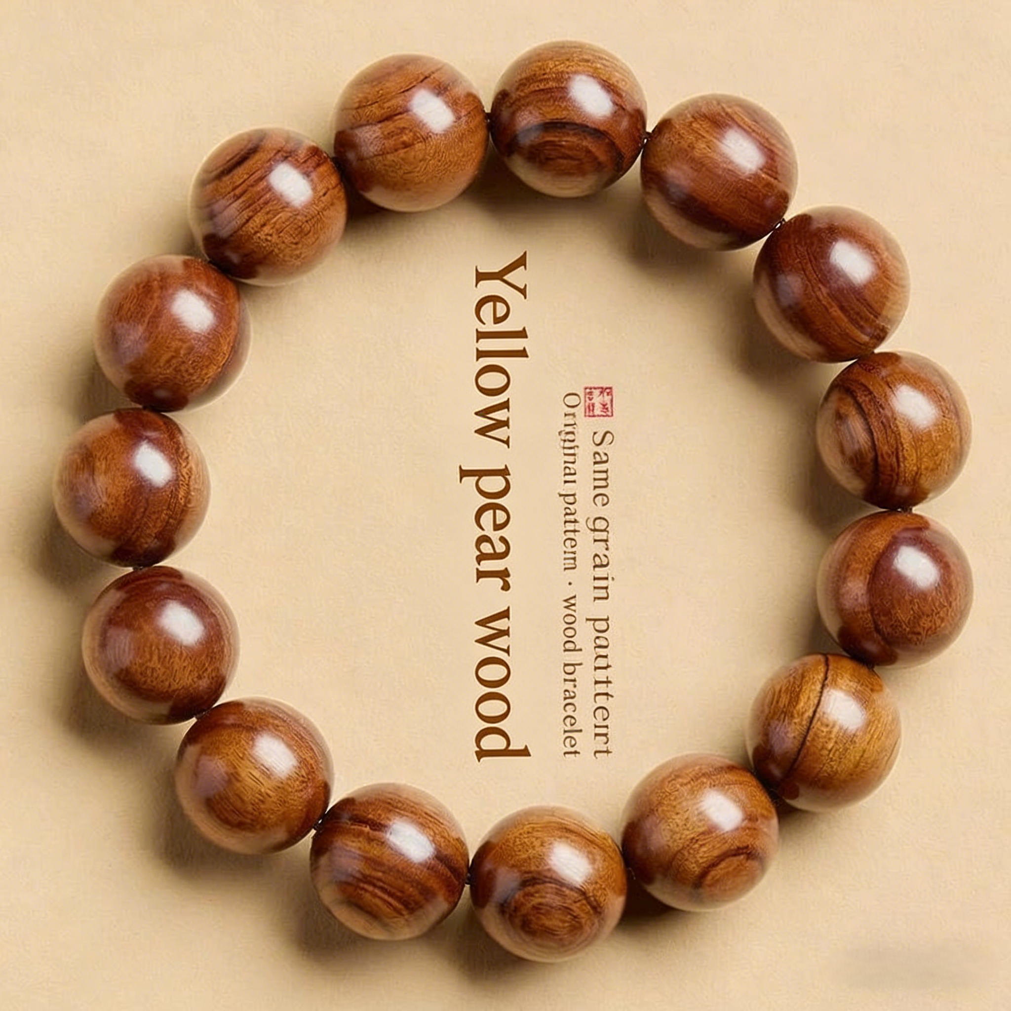 Natural Precious Chinese Hainan Aged Huanghuali Bracelet, Purple Oil Wood, for Men and Women
