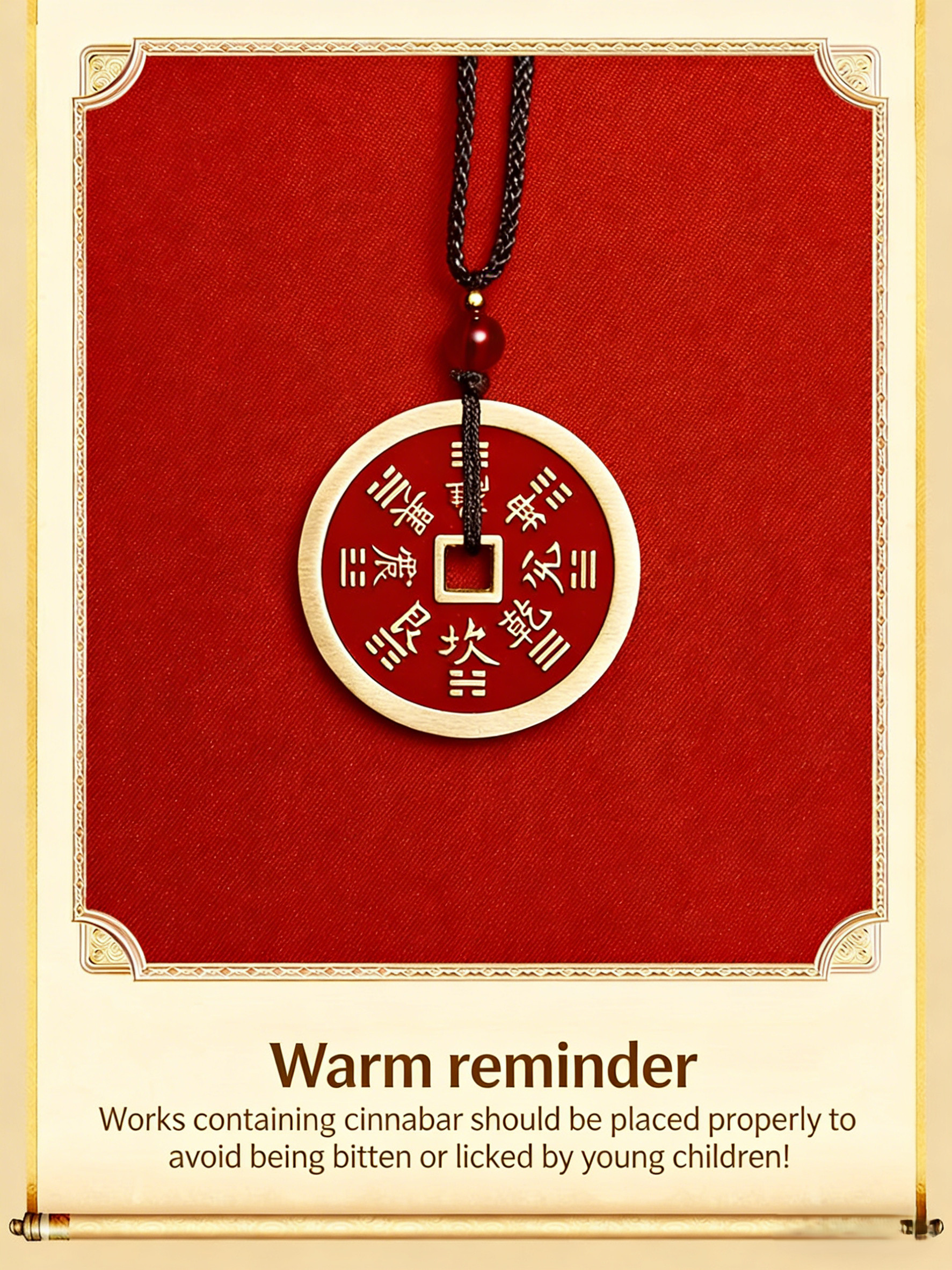 Longhu Mountain Official Mountain Ghost Amulet Pendant & Bracelet