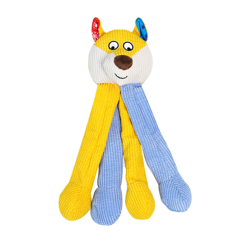 Dog Toy, Self-Entertaining & Boredom Relief, Crinkle Paper Sound, Fun & Chew-Resistant, Teeth Grinding, Imitates Household Items, for Medium & Large Dogs, Interactive Companion Pet Toy