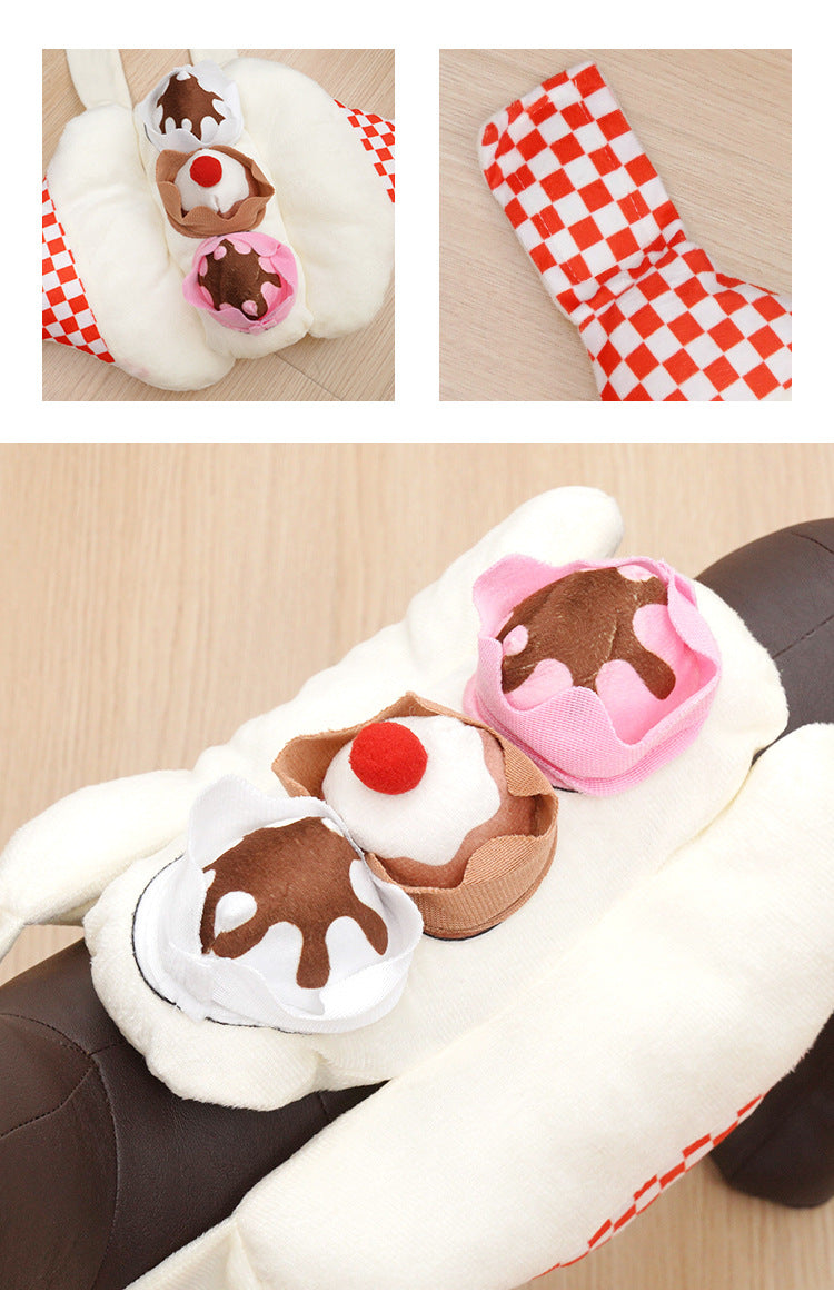 Novelty Standing Dog Clothes for Halloween & Christmas - Funny cosplay Costume for Small/Medium Pets (Social Media Hot Style)