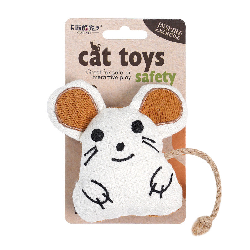 Cross-border Cat Toys - Interactive Catnip & Crinkle Teaser Wand for Kittens, Self-play Boredom Relief, Teeth Grinding & Energy Expenditure