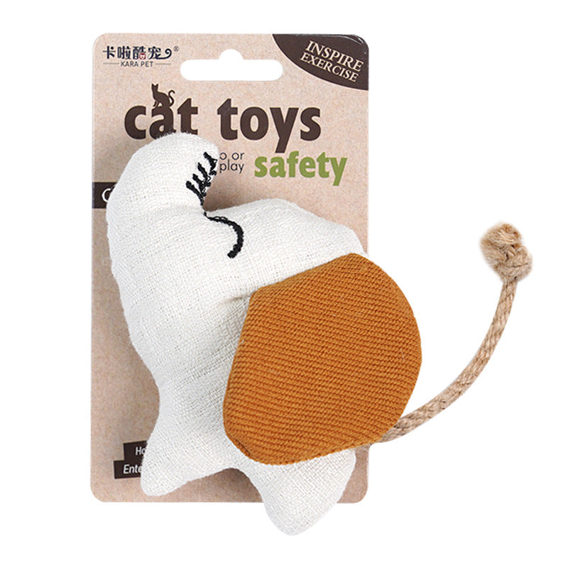 Cross-border Cat Toys - Interactive Catnip & Crinkle Teaser Wand for Kittens, Self-play Boredom Relief, Teeth Grinding & Energy Expenditure