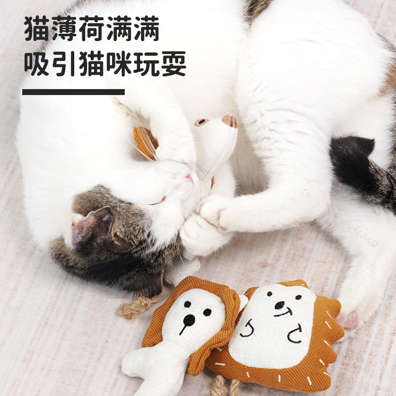Cross-border Cat Toys - Interactive Catnip & Crinkle Teaser Wand for Kittens, Self-play Boredom Relief, Teeth Grinding & Energy Expenditure