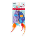 Cat Toy 2-Pack Set: Simulation Mouse & Teaser Wand for Self-Entertainment, Boredom Relief & Teething – Interactive Pet Toys for Kittens