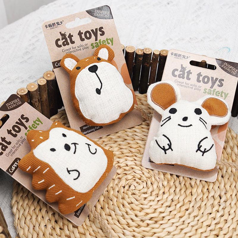 Cross-border Cat Toys - Interactive Catnip & Crinkle Teaser Wand for Kittens, Self-play Boredom Relief, Teeth Grinding & Energy Expenditure