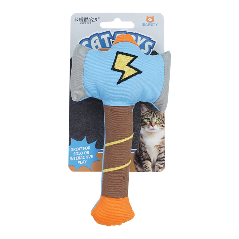 New Cat Toy - Realistic Knife Design, Catnip Teaser Stick for Boredom Relief & Teeth Grinding