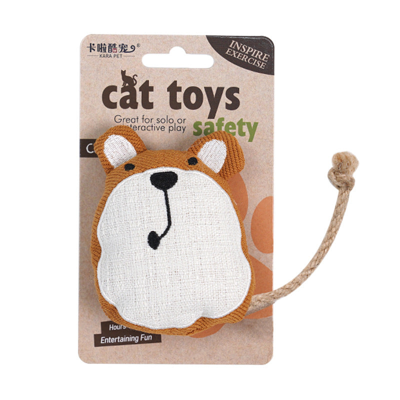 Cross-border Cat Toys - Interactive Catnip & Crinkle Teaser Wand for Kittens, Self-play Boredom Relief, Teeth Grinding & Energy Expenditure