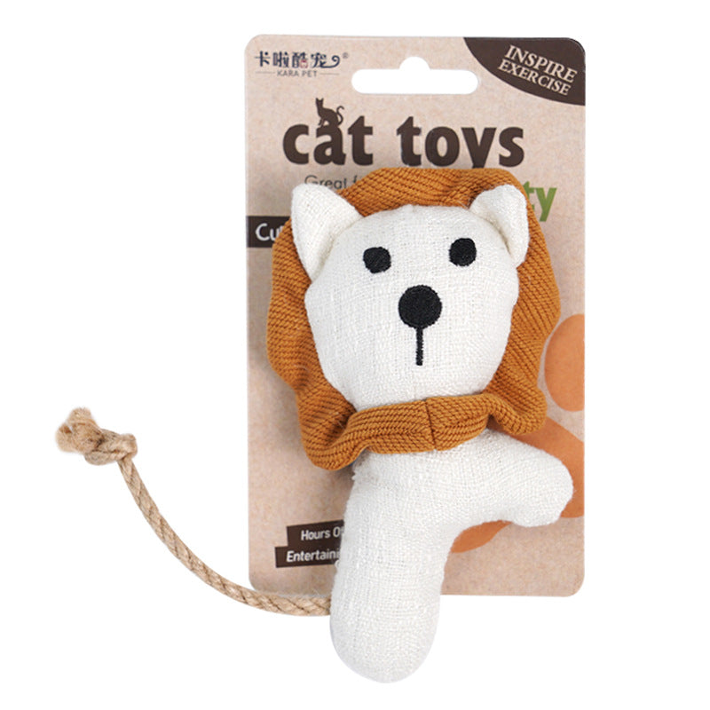 Cross-border Cat Toys - Interactive Catnip & Crinkle Teaser Wand for Kittens, Self-play Boredom Relief, Teeth Grinding & Energy Expenditure