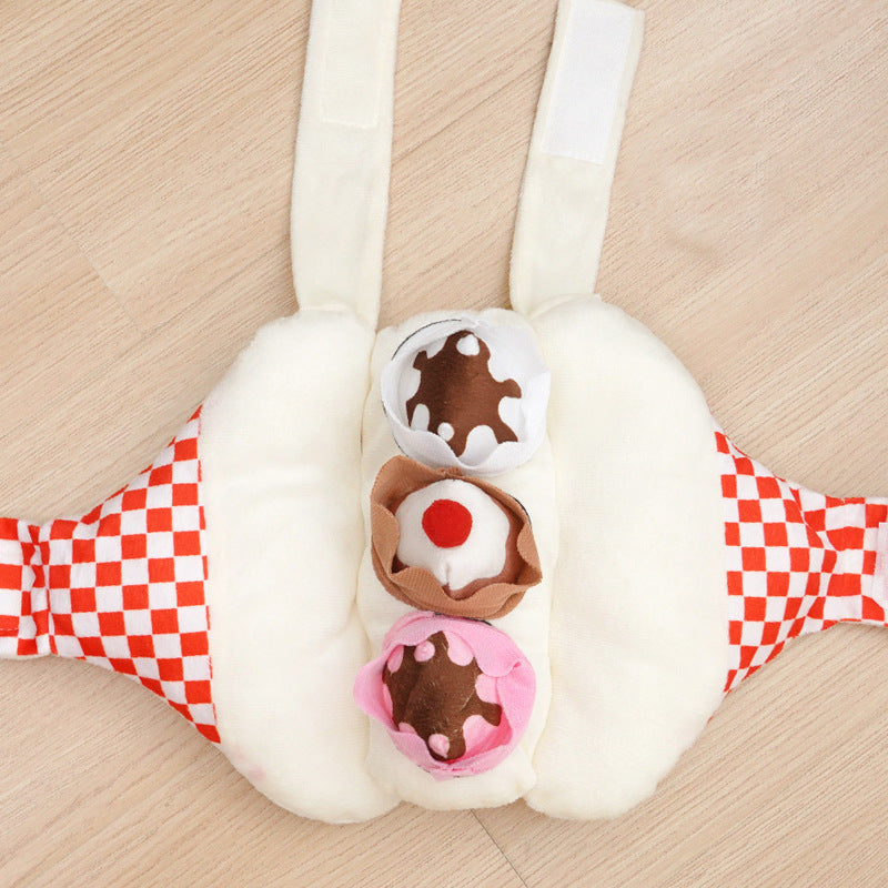 Novelty Standing Dog Clothes for Halloween & Christmas - Funny cosplay Costume for Small/Medium Pets (Social Media Hot Style)