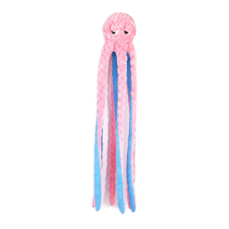 Giant 1-Meter Squeaky Octopus Dog Toy – Durable Tug-of-War & Dental Chew for Large Breeds (Golden Retrievers, etc.)