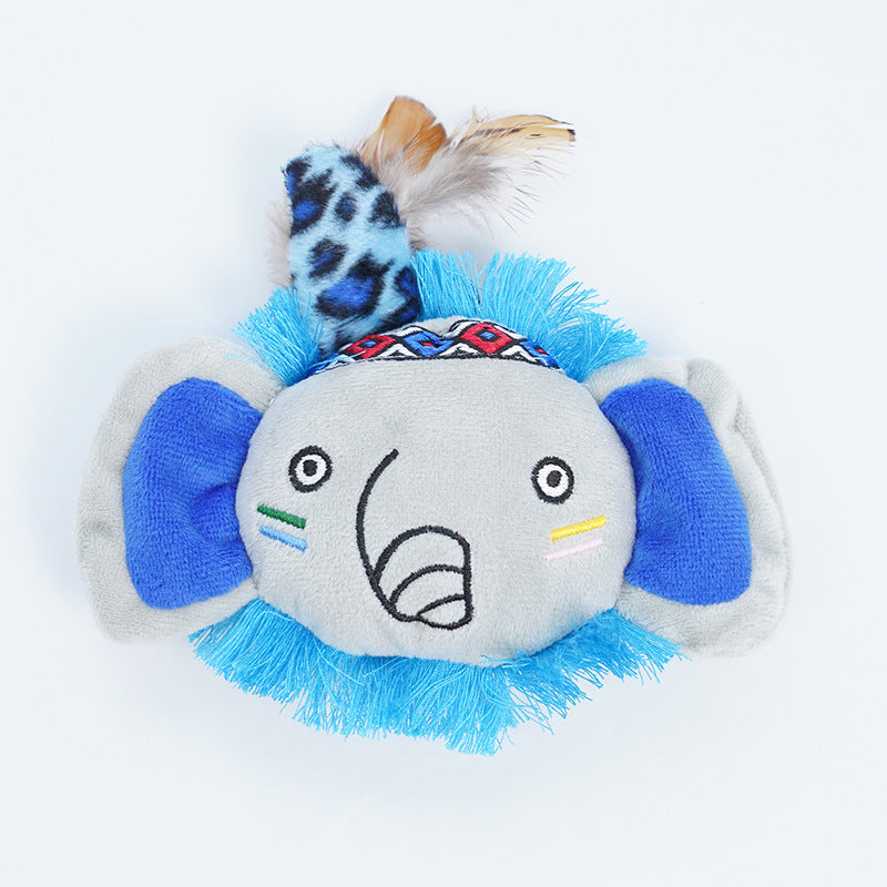 Interactive Catnip Wand Toy with Plush Tassels – Fun Biting & Chewing Toy for Kittens & Cats to Relieve Boredom
