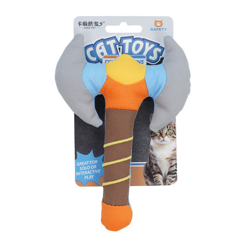 New Cat Toy - Realistic Knife Design, Catnip Teaser Stick for Boredom Relief & Teeth Grinding