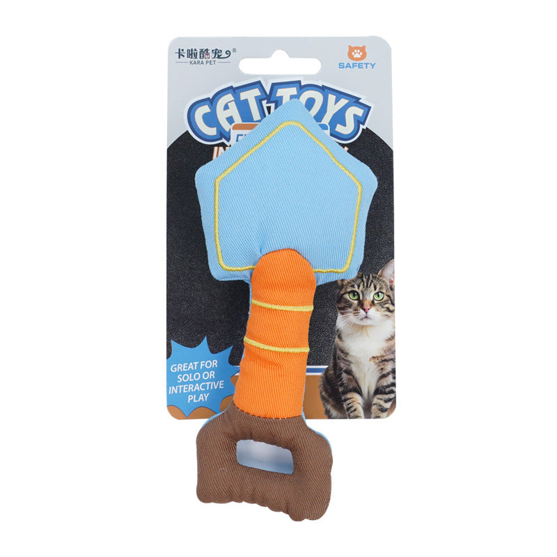 New Cat Toy - Realistic Knife Design, Catnip Teaser Stick for Boredom Relief & Teeth Grinding