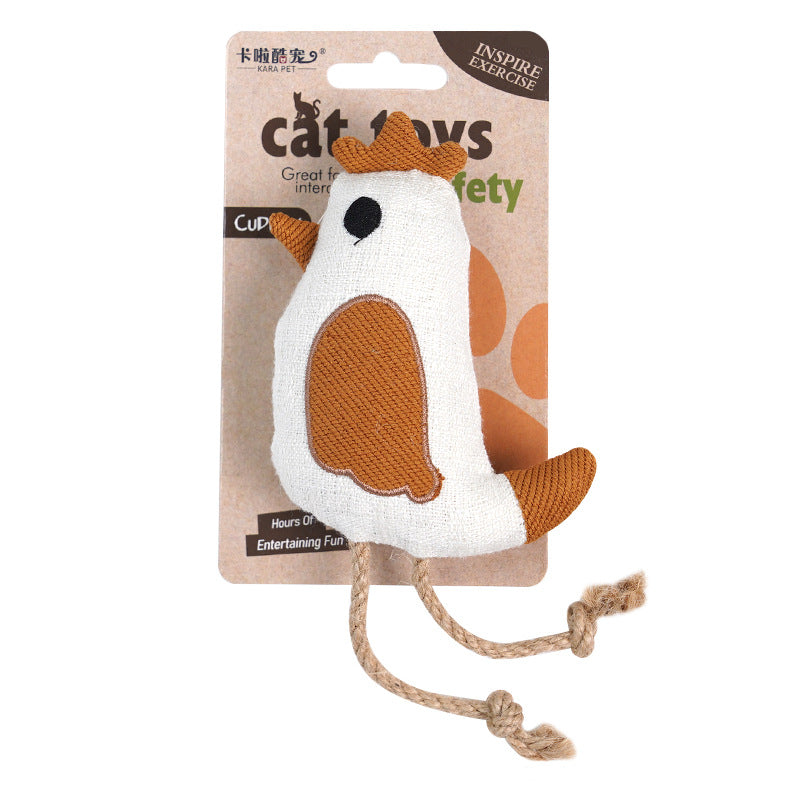 Cross-border Cat Toys - Interactive Catnip & Crinkle Teaser Wand for Kittens, Self-play Boredom Relief, Teeth Grinding & Energy Expenditure