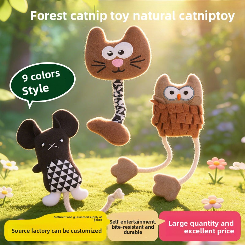 Catnip Chew Toys for Kittens – Durable Teething Sticks & Interactive Cat Toys for Boredom Relief & Self-Entertainment