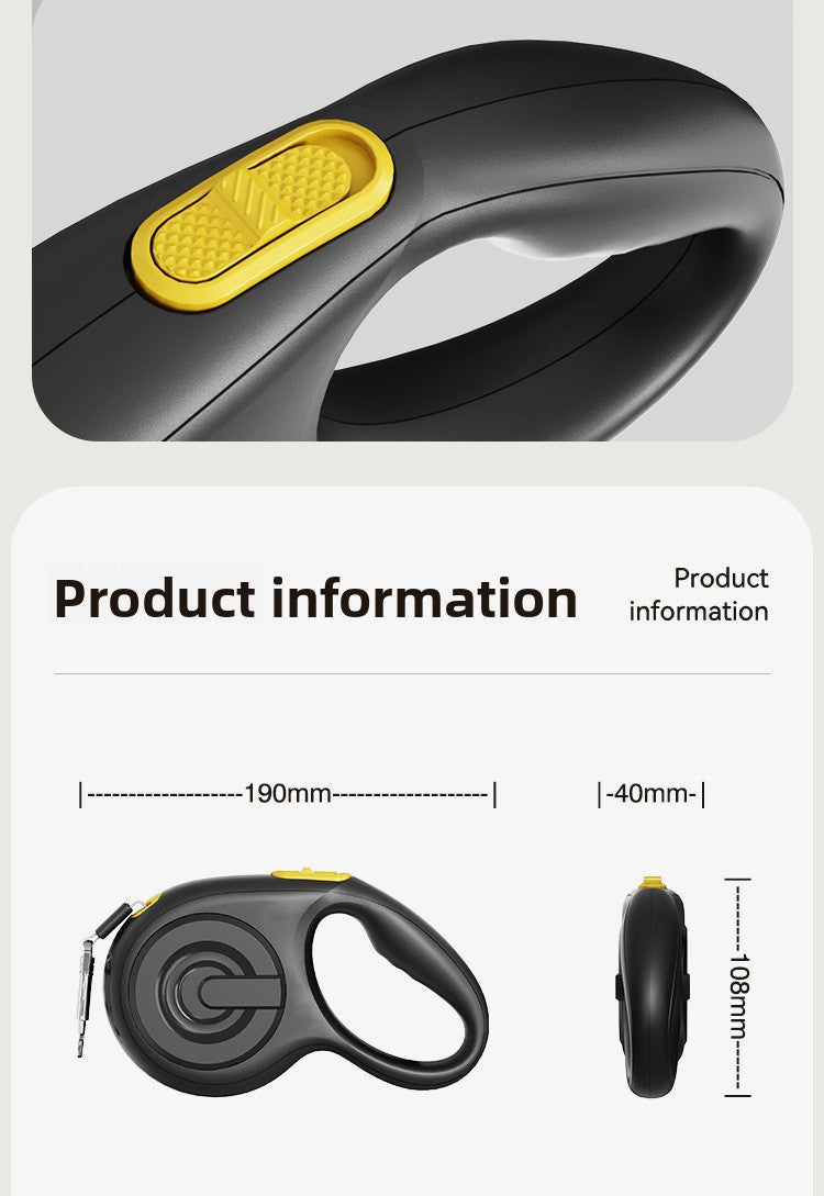 Best Seller Retractable Dog Leash - Heavy Duty Extendable Walking Lead for Dogs & Cats, Anti-Pull Design for Outdoor Training