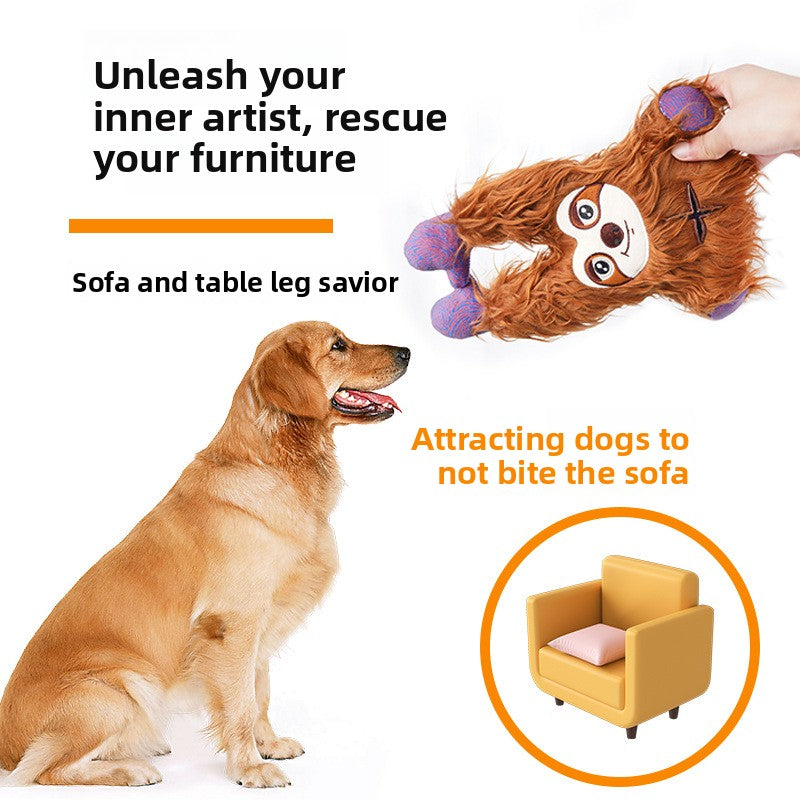 Hot Selling Durable Plush Squeaky Dog Toy for Medium & Large Dogs – Interactive Self-Play for Boredom Relief, Teething & Companionship