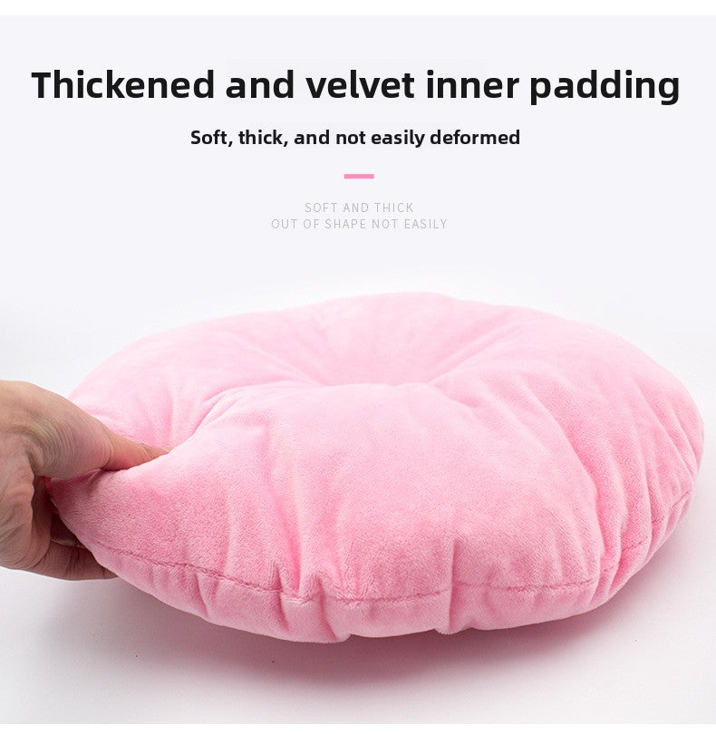 Winter Thickened Semi-Enclosed Cat Cave - Safe & Warm Pet Bed House for Cats & Dogs (All Seasons)