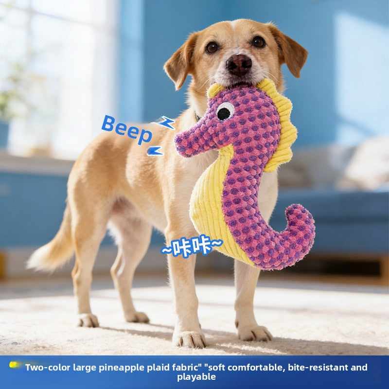 Durable Interactive Dog Toy with Crinkle Paper & Squeakers – Fun Chew Toy for Teeth Cleaning, Teething Relief, and Boredom Buster